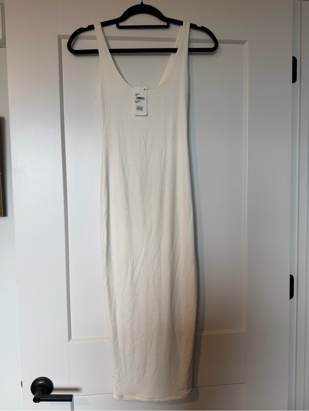 Women's Off White Tank Midi Dress
